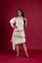OFF WHITE ONE SHOULDER DRESS