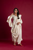 OFF WHITE DRAPE SAREE