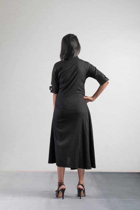BLACK KNOT DRESS