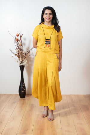 MUSTARD YELLOW COORD SET